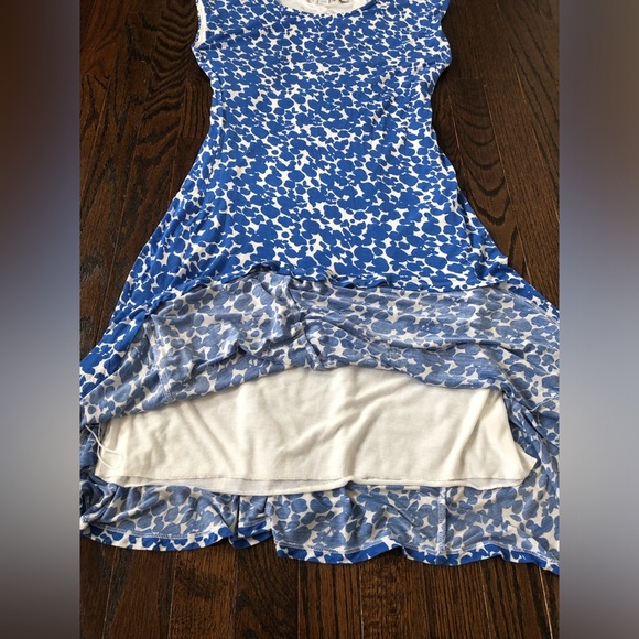 Boden Women’s 4 Light Blue/White Floral Sleeveless Knee-Length Fit & Flare Dress - Picture 7 of 10